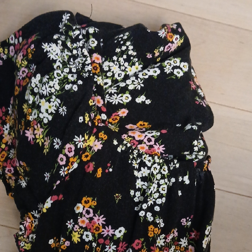 Floral Black JUMPSUIT